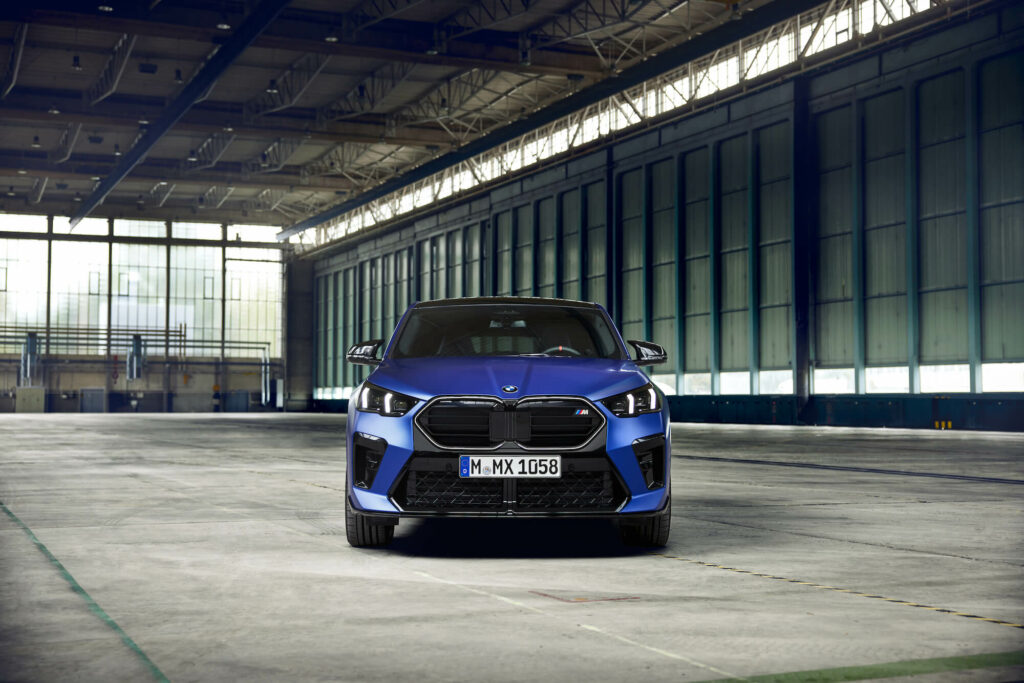 Blue BMW X2
